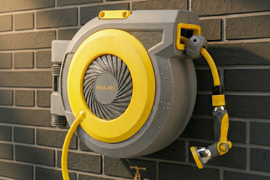 25m Retractable Garden Hose Reel.. Fully Installed