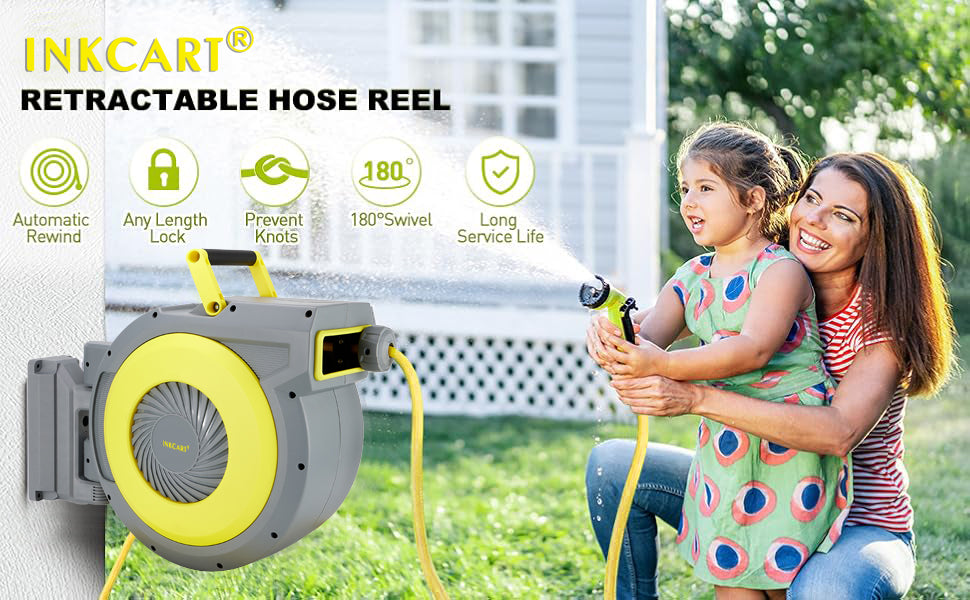 30m Retractable Hose Reel | Fully Installed – INKCART