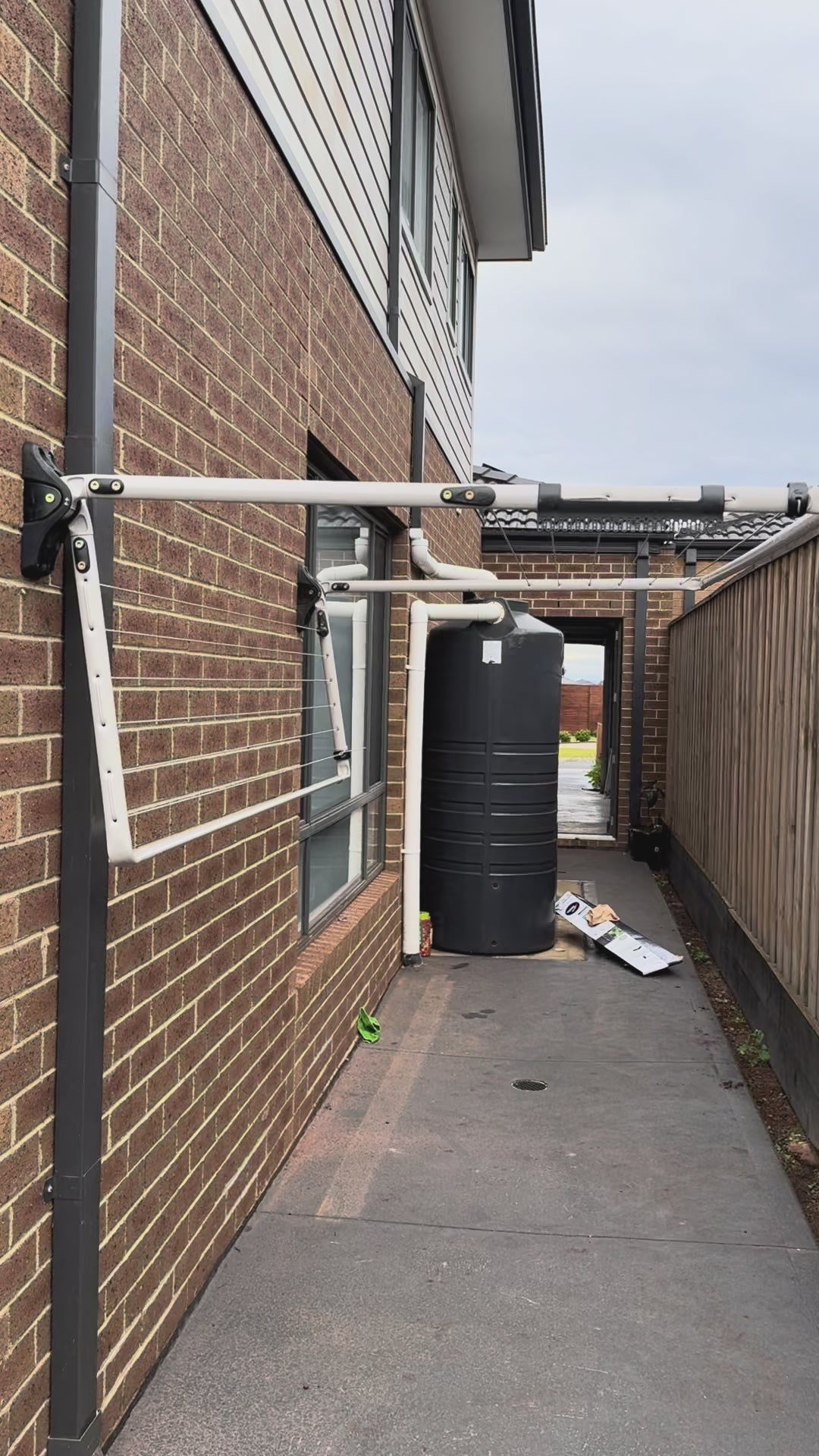 Hills 26m Double Folding Clothesline - FULLY INSTALLED